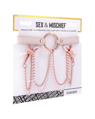 Pinze per Capezzoli Sportsheets Peaches 'n CreaMe