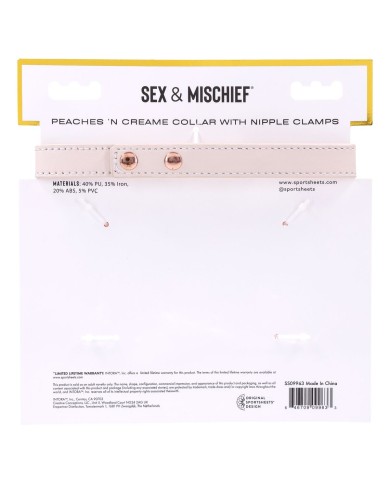 Pinze per Capezzoli Sportsheets Peaches 'n CreaMe Pinze per Capezzoli Sportsheets Peaches 'n CreaMe