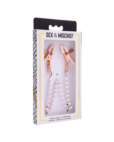 Pinze per Capezzoli Sportsheets Peaches 'n CreaMe Pinze per Capezzoli Sportsheets Peaches 'n CreaMe