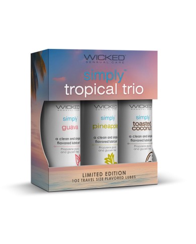 Lubrificante Wicked Sensual Care 3 x 30 ml Lubrificante Wicked Sensual Care 3 x 30 ml