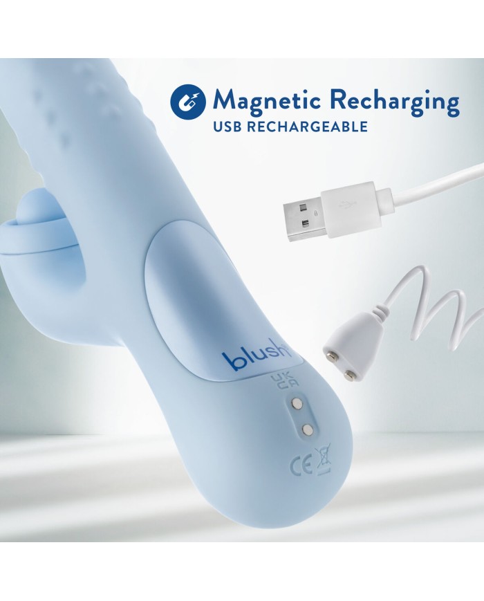 Vibratore per il Punto-G Blush Azzurro Vibratore per il Punto-G Blush Azzurro