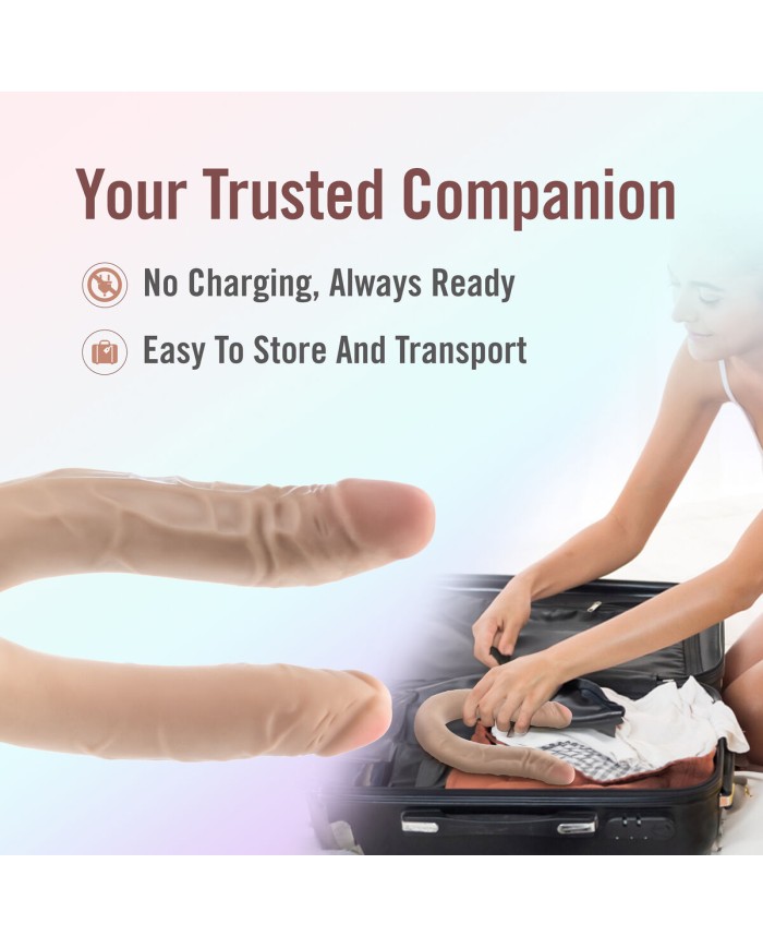 Masturbatore Doppia Penetrazione Blush Dr Skin Carne