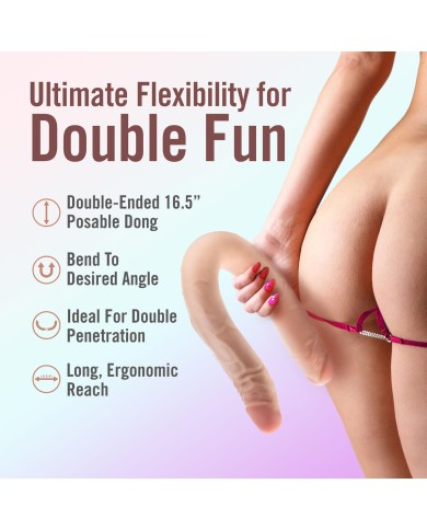 Masturbatore Doppia Penetrazione Blush Dr Skin Carne Masturbatore Doppia Penetrazione Blush Dr Skin Carne