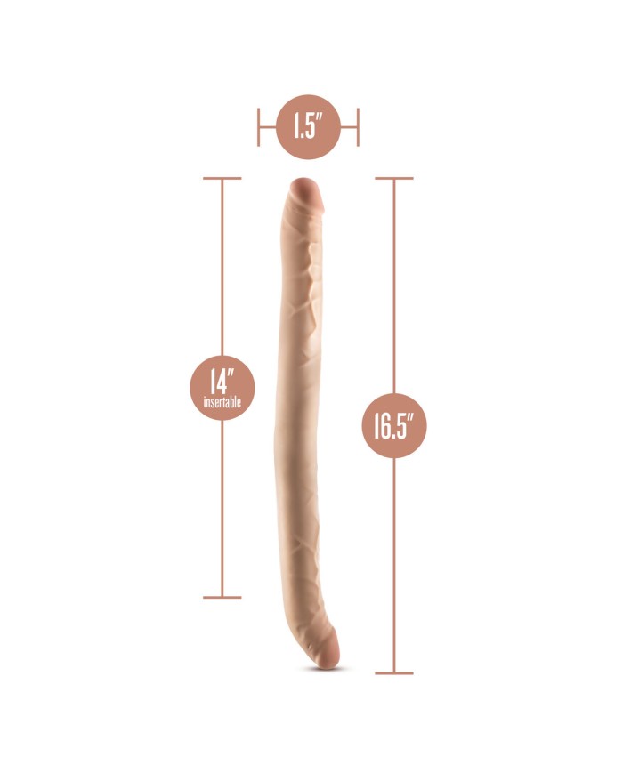 Masturbatore Doppia Penetrazione Blush Dr Skin Carne