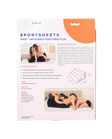 Cuscino Sportsheets Pivot Nero