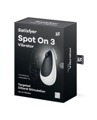 Massaggiatore erotico Satisfyer Nero Massaggiatore erotico Satisfyer Nero