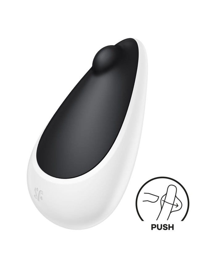 Massaggiatore erotico Satisfyer Nero Massaggiatore erotico Satisfyer Nero