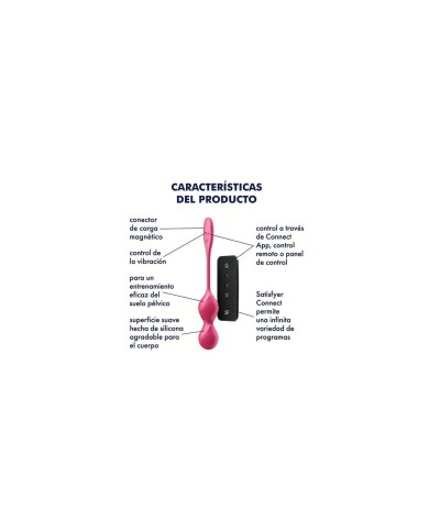 Dispositivo per Allenamento del Pavimento Pelvico Satisfyer Silicone Dispositivo per Allenamento del Pavimento Pelvico Satisfyer Silicone