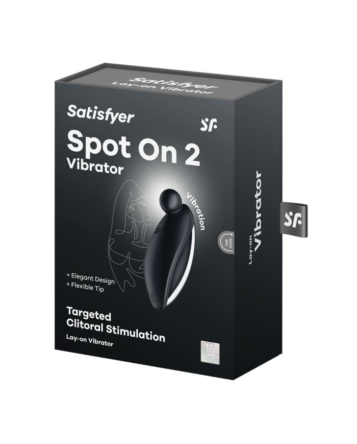 Massaggiatore erotico Satisfyer Nero Massaggiatore erotico Satisfyer Nero