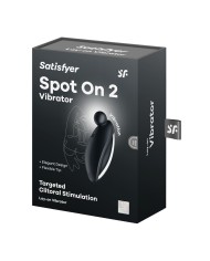 Massaggiatore erotico Satisfyer Nero Massaggiatore erotico Satisfyer Nero