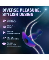 Vibratore Anale Cassini Nero Blush Anal Adventures Viola