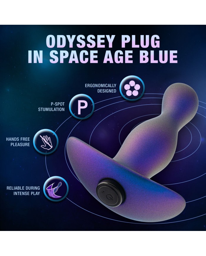 Vibratore Anale Cassini Nero Blush Anal Adventures Viola