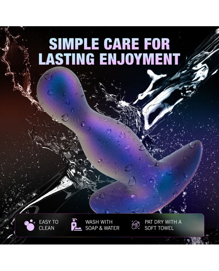 Vibratore Anale Cassini Nero Blush Anal Adventures Viola