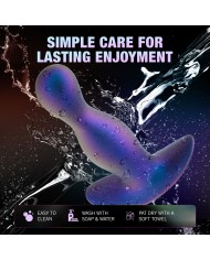 Vibratore Anale Cassini Nero Blush Anal Adventures Viola