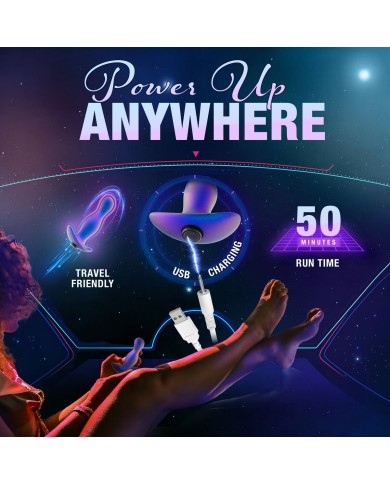 Vibratore Anale Cassini Nero Blush Anal Adventures Viola Vibratore Anale Cassini Nero Blush Anal Adventures Viola