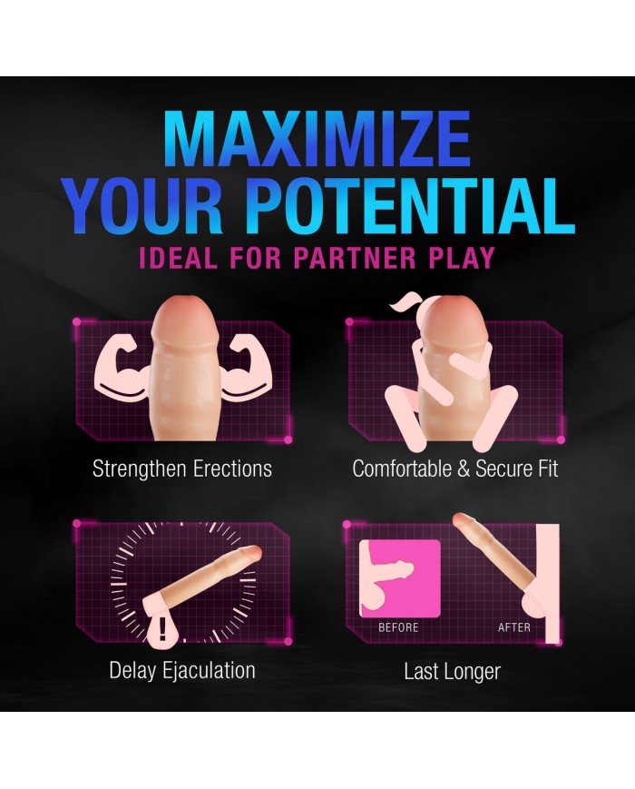 Cover per pene Blush Performance Plus Carne Ø 3,5 cm