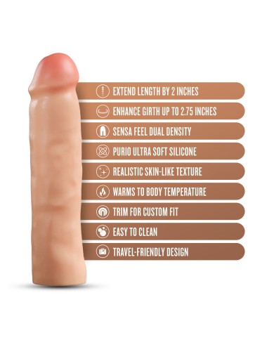 Cover per pene Blush Performance Plus Carne Ø 4,5 cm Cover per pene Blush Performance Plus Carne Ø 4,5 cm