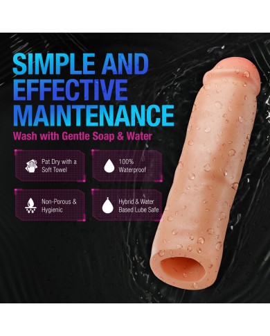 Cover per pene Blush Performance Plus Carne Ø 4,5 cm Cover per pene Blush Performance Plus Carne Ø 4,5 cm