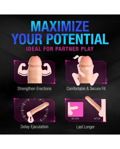 Cover per pene Blush Performance Plus Carne Ø 4,5 cm Cover per pene Blush Performance Plus Carne Ø 4,5 cm