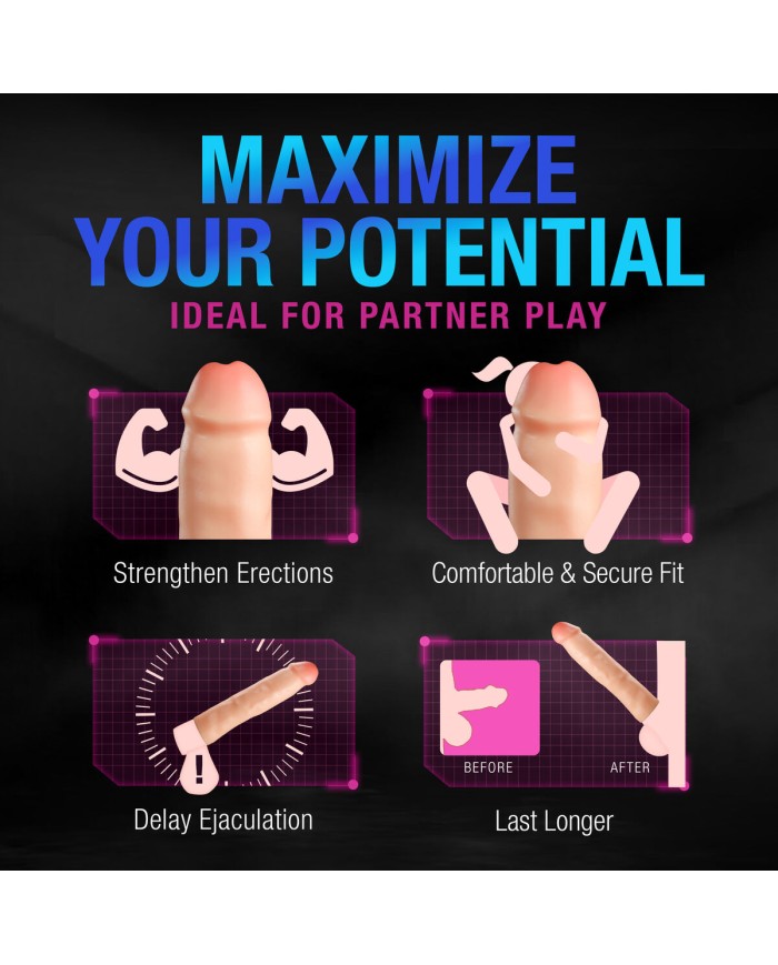 Cover per pene Blush Performance Plus Carne Ø 4,5 cm