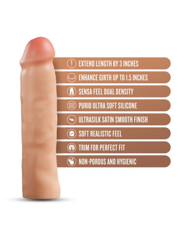 Cover per pene Blush Performance Plus Carne Ø 3,8 cm 21,6 cm Cover per pene Blush Performance Plus Carne Ø 3,8 cm 21,6 cm