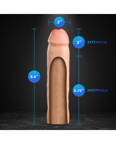 Cover per pene Blush Performance Plus Carne Ø 3,8 cm 21,6 cm Cover per pene Blush Performance Plus Carne Ø 3,8 cm 21,6 cm