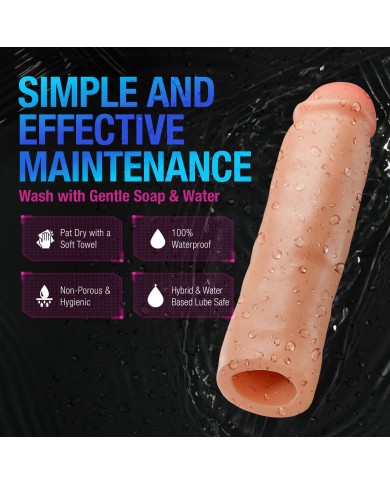 Cover per pene Blush Performance Plus Carne Ø 3,8 cm 21,6 cm Cover per pene Blush Performance Plus Carne Ø 3,8 cm 21,6 cm