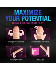 Cover per pene Blush Performance Plus Carne Ø 3,8 cm 21,6 cm