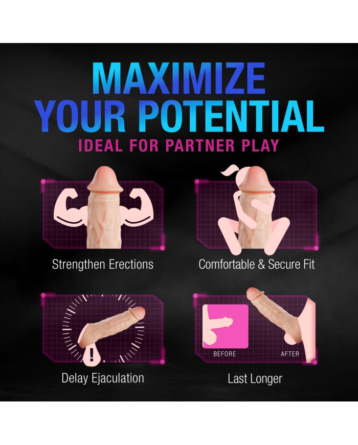 Cover per pene Blush Performance Plus Carne