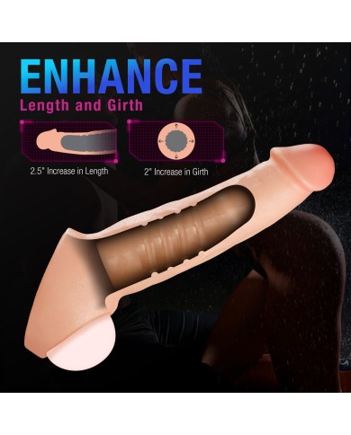 Cover per pene Blush Performance Plus Carne Ø 3,7 cm 22,2 cm Cover per pene Blush Performance Plus Carne Ø 3,7 cm 22,2 cm