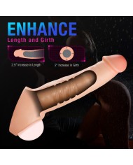 Cover per pene Blush Performance Plus Carne Ø 3,7 cm 22,2 cm