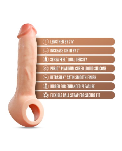 Cover per pene Blush Performance Plus Carne Ø 3,7 cm 22,2 cm Cover per pene Blush Performance Plus Carne Ø 3,7 cm 22,2 cm