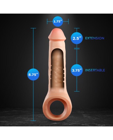 Cover per pene Blush Performance Plus Carne Ø 3,7 cm 22,2 cm Cover per pene Blush Performance Plus Carne Ø 3,7 cm 22,2 cm