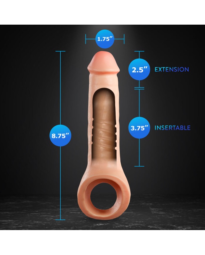 Cover per pene Blush Performance Plus Carne Ø 3,7 cm 22,2 cm