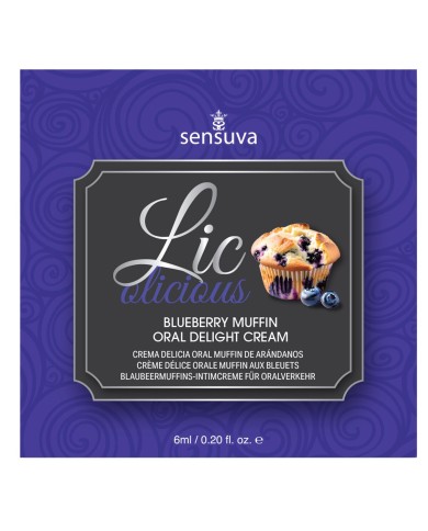 Lubrificante Aromatizzato Sensuva Mirtillo 6 ml Lubrificante Aromatizzato Sensuva Mirtillo 6 ml