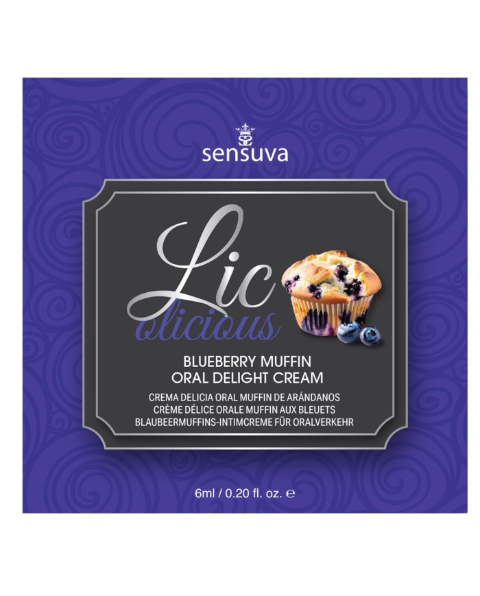 Lubrificante Aromatizzato Sensuva Mirtillo 6 ml Lubrificante Aromatizzato Sensuva Mirtillo 6 ml