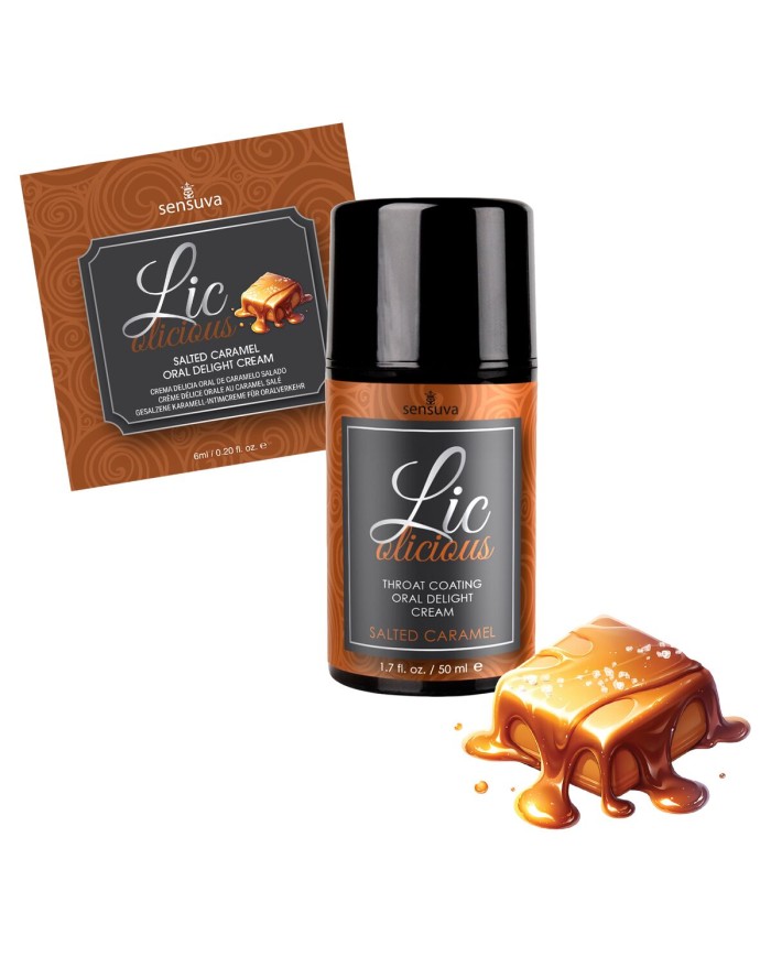 Lubrificante Aromatizzato Sensuva Caramello 6 ml Lubrificante Aromatizzato Sensuva Caramello 6 ml