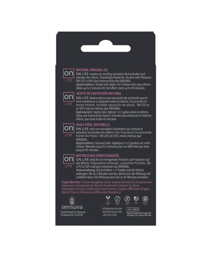 Olio Stimolante Sensuva Olio Stimolante Sensuva