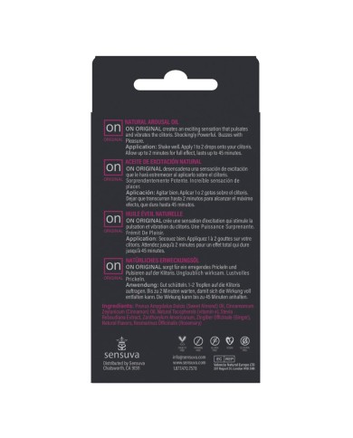 Olio Stimolante Sensuva Olio Stimolante Sensuva