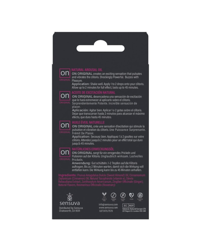 Olio Stimolante Sensuva Olio Stimolante Sensuva