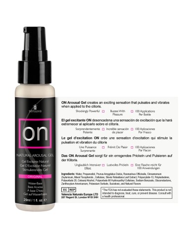 Gel Stimolante Sensuva 29 ml Gel Stimolante Sensuva 29 ml