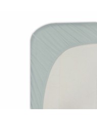 Lenzuolo con angoli aderenti Happy Home Grigio chiaro Matrimoniale Lenzuolo con angoli aderenti Happy Home Grigio chiaro Matrimoniale