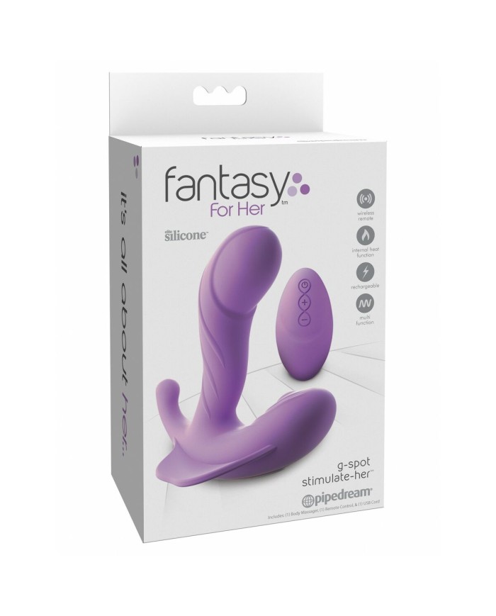 Vibratore per il Punto-G Pipedream Fantasy for her Viola Vibratore per il Punto-G Pipedream Fantasy for her Viola