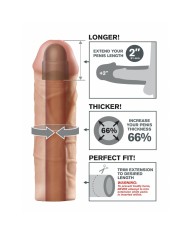 Cover per pene Pipedream Fantasy X-Tensions Carne