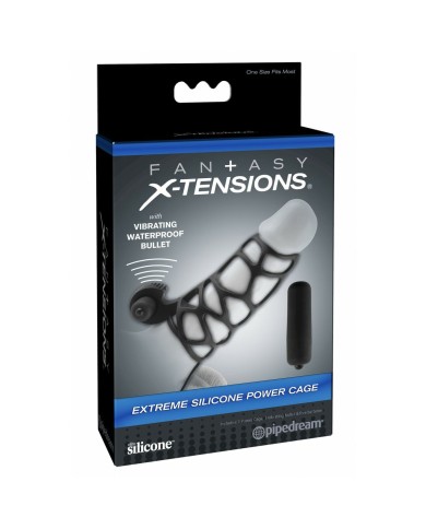 Cover per pene Pipedream Fantasy X-Tensions Nero Cover per pene Pipedream Fantasy X-Tensions Nero