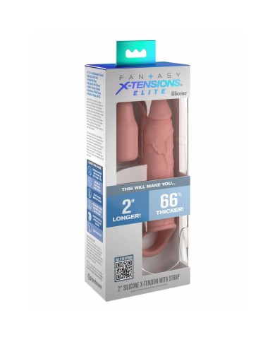 Cover per pene Pipedream Fantasy X-tensions Elite Carne Cover per pene Pipedream Fantasy X-tensions Elite Carne