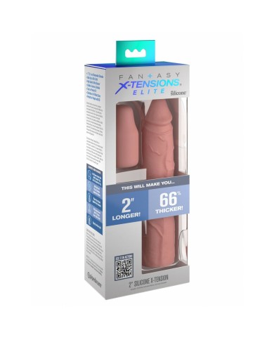 Cover per pene Pipedream Fantasy X-tensions Elite Carne Cover per pene Pipedream Fantasy X-tensions Elite Carne