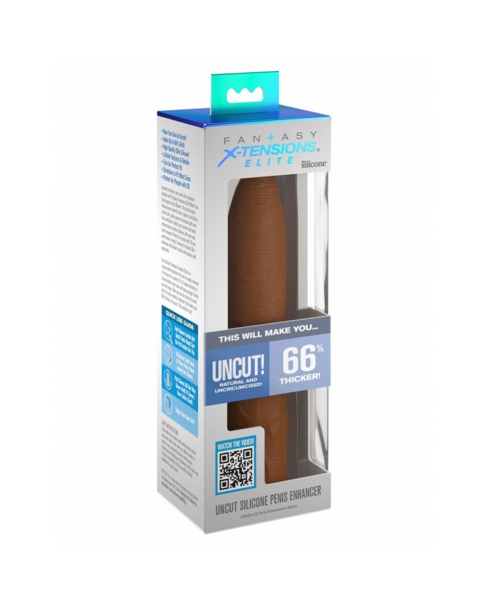 Cover per pene Pipedream Fantasy X-tensions Elite Marrone Cover per pene Pipedream Fantasy X-tensions Elite Marrone