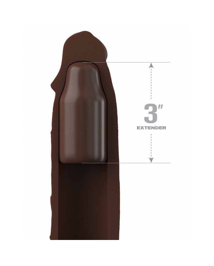 Cover per pene Pipedream Fantasy X-tensions Elite Marrone Cover per pene Pipedream Fantasy X-tensions Elite Marrone