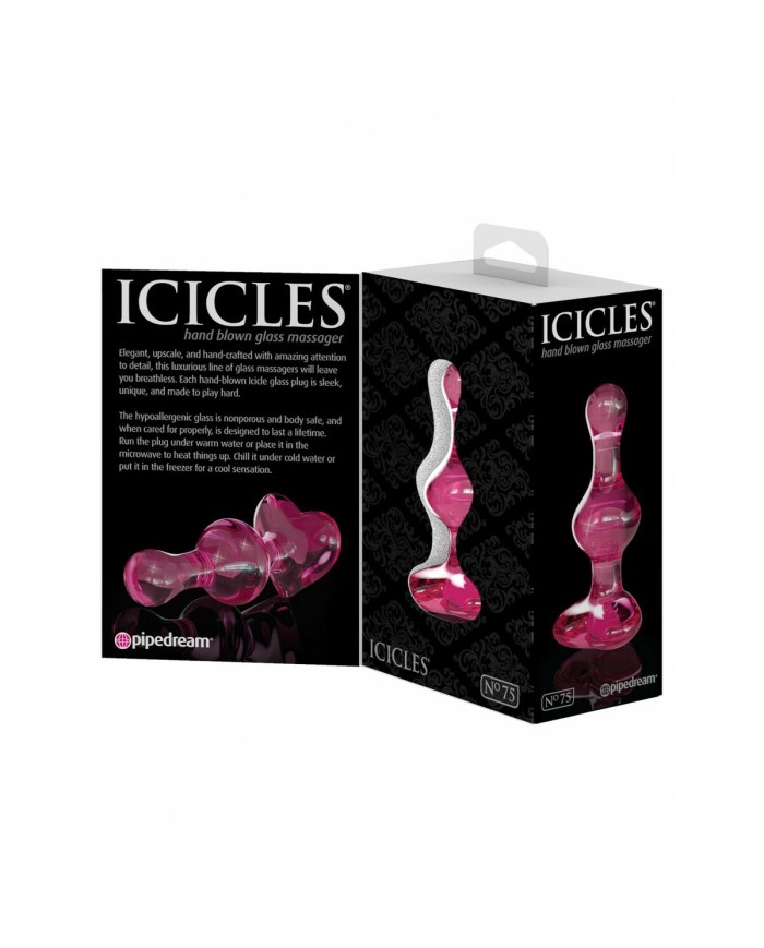 Plug Anale Pipedream Icicles Rosa Plug Anale Pipedream Icicles Rosa